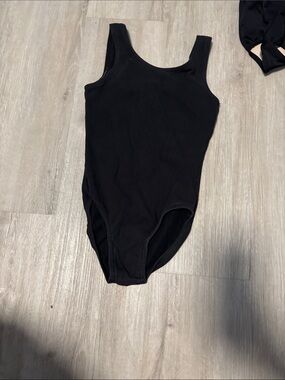 Mondor Black Kids Dance Leotard Tank Style